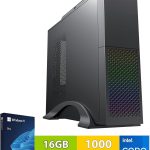 Sleek PC with Intel Core i7, 16GB RAM, 1TB SSD, featuring Windows 11 Pro. Ideal for performance and speed