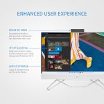 HP AIO features include privacy camera, HP QuickDrop for easy sharing, and ample storage for enhanced user experience